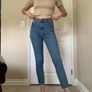 Zara skinny mom jeans